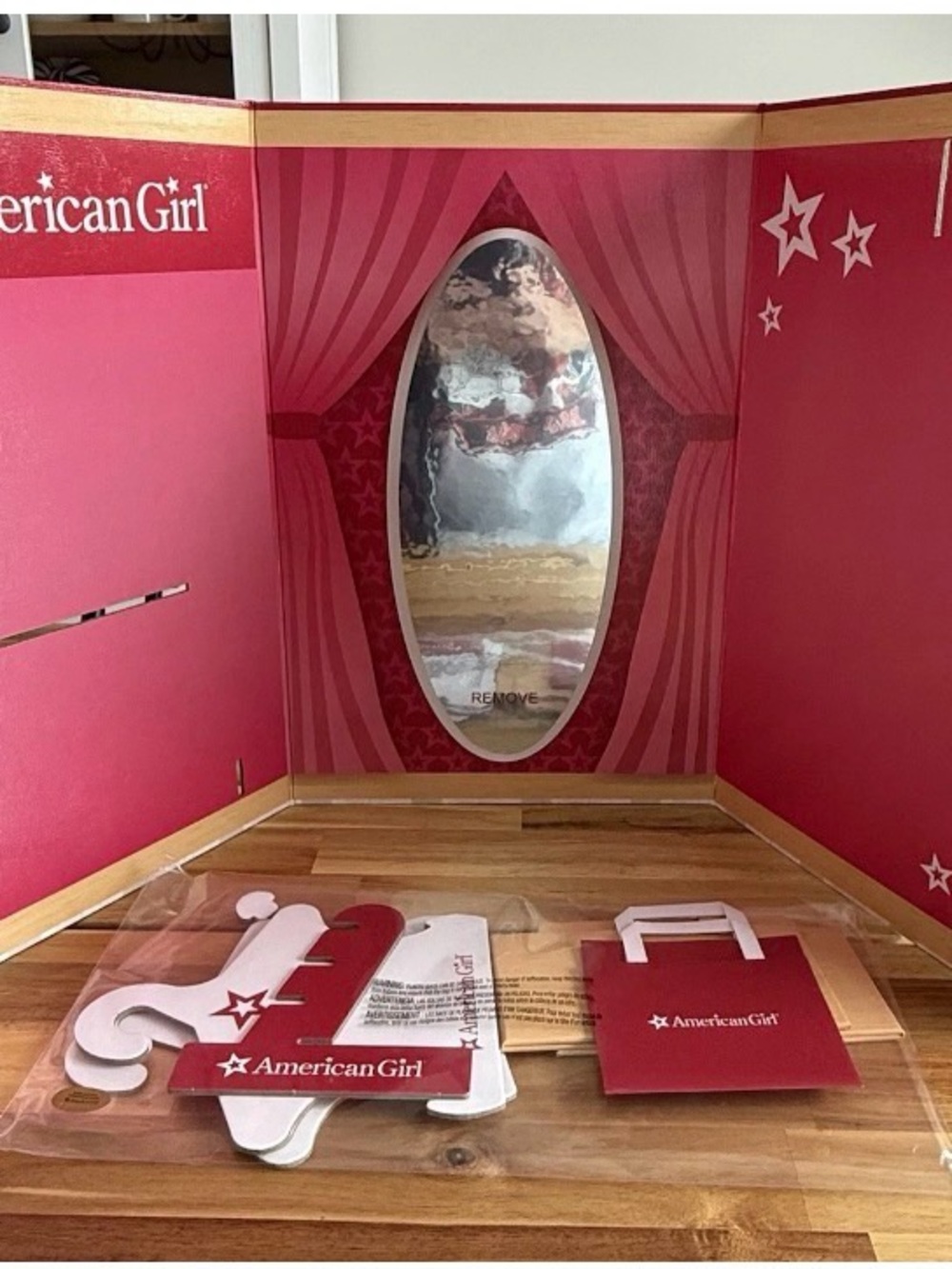 American Girl Boutique Scene Set White Packaging